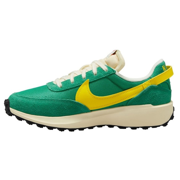 Nike Waffle Debut “1972” Women's Athletic Running Gym Shoes Green/Canary - Picture 2 of 4